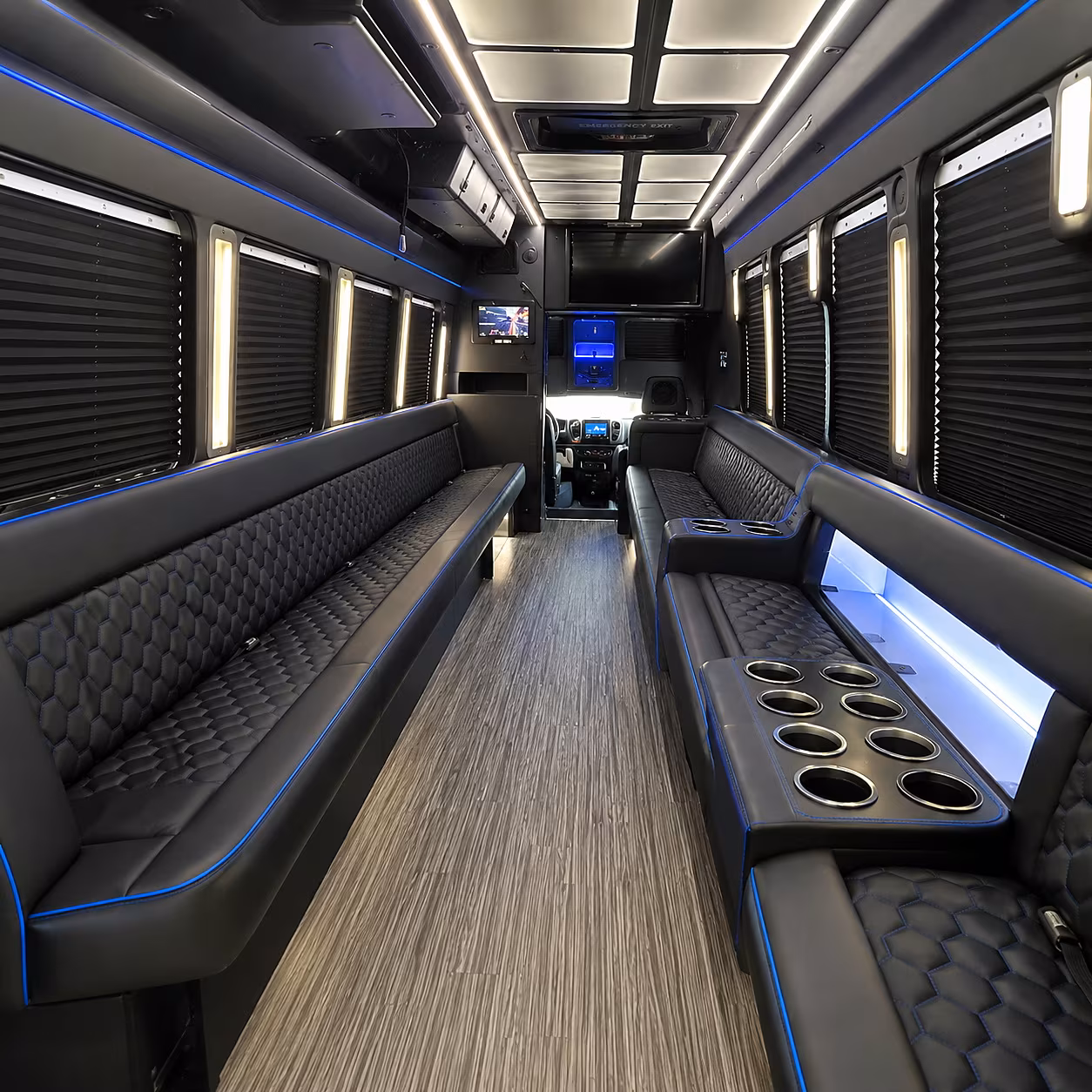 missoula party bus rental interior