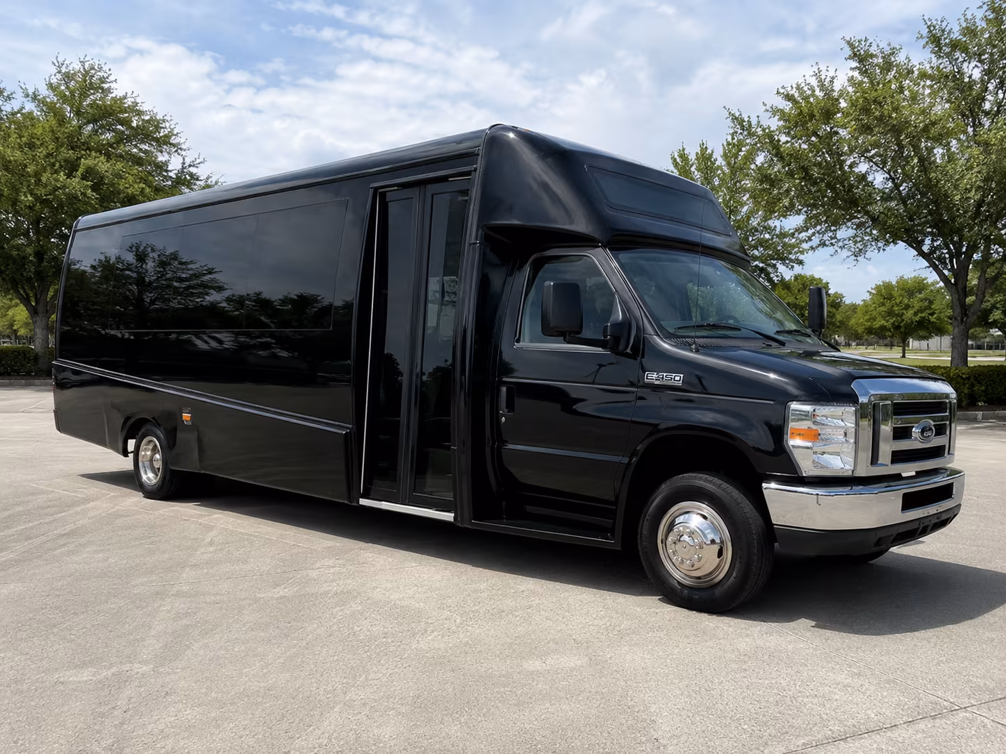 nampa event transportation on a private charter bus