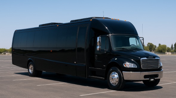 Exterior of Charter Bus Company Missoula's 28 Passenger Mini bus in Missoula