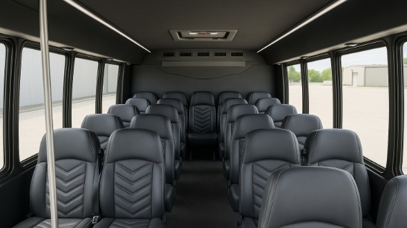 missoula 15 passenger minibus inside