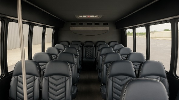 missoula 18 passenger minibus inside