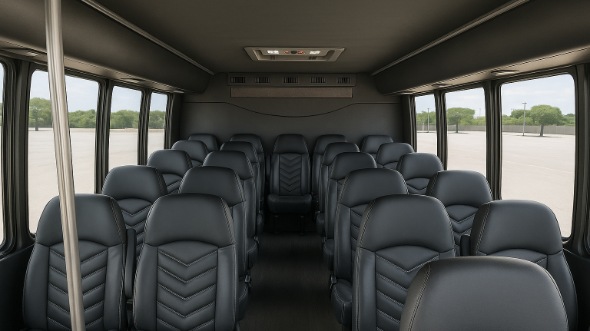 missoula 25 passenger minibus inside
