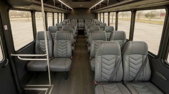 missoula 28 passenger minibus inside