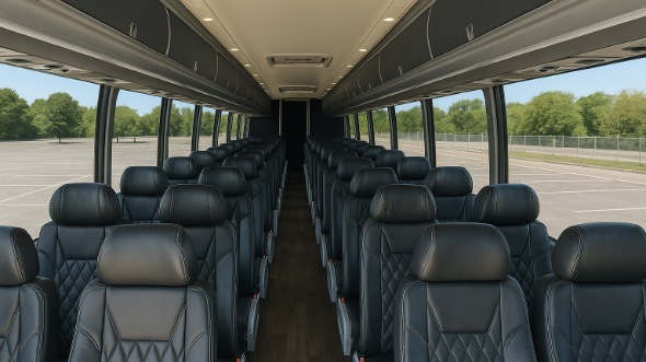 missoula 50 passenger charter bus inside