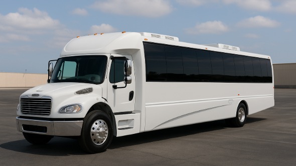 Exterior of Charter Bus Company Missoula's Party Bus in Missoula