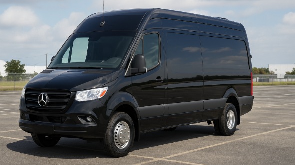Exterior of Charter Bus Company Missoula's Sprinter Limo in Missoula